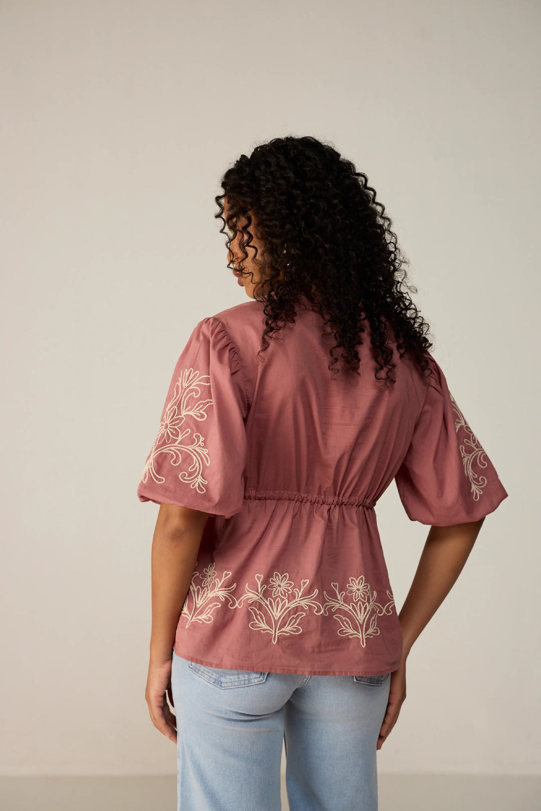 Vivia Blouse Mauve