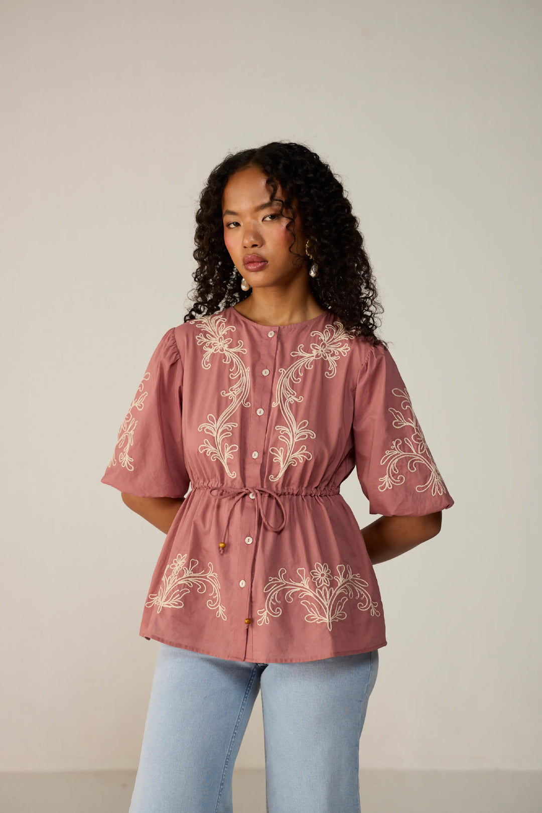 Vivia Blouse Mauve