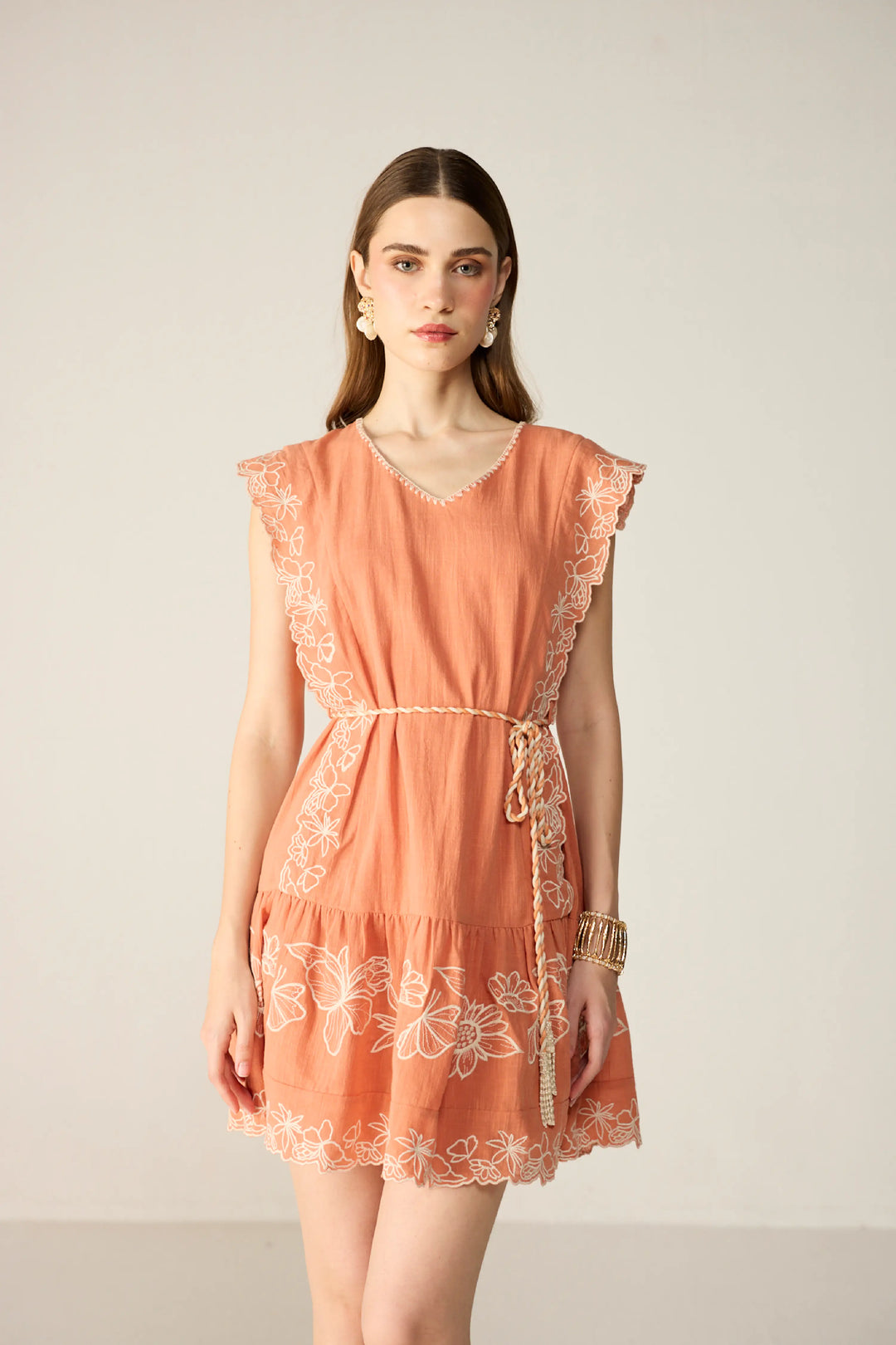 Naomi Mini Dress Orange