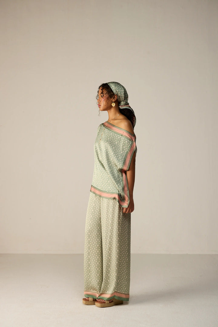 Freya Top Co-ord Set Green