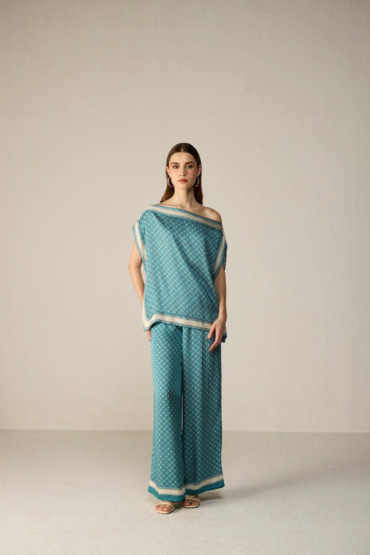 Freya Top Co-Ord Set Teal