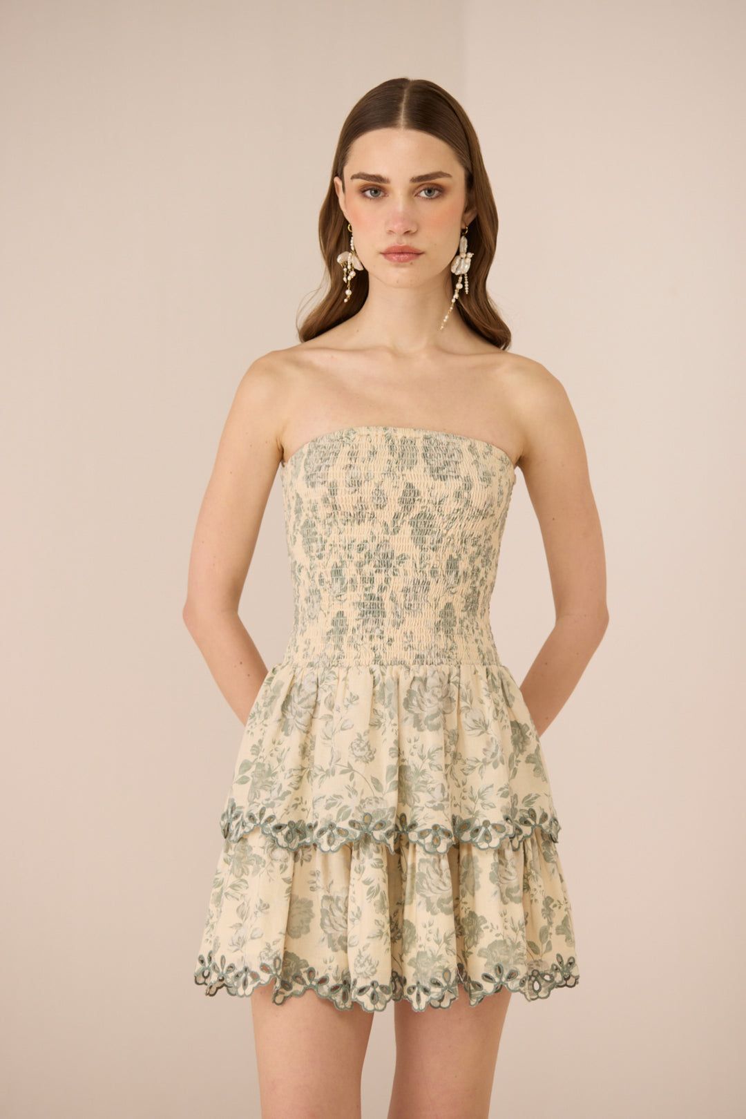 Apricot Mini Dress