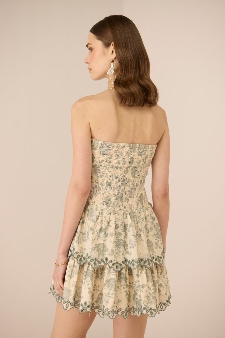 Apricot Mini Dress