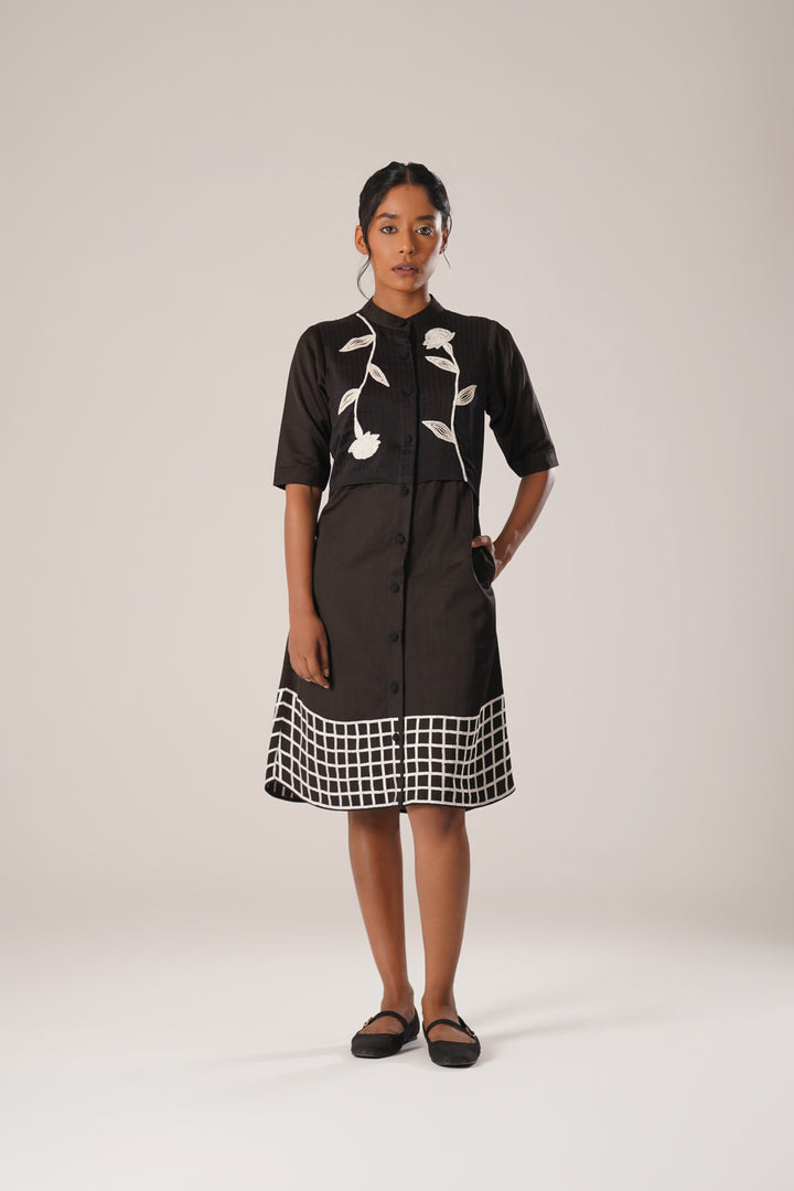 Leafline Shirt Dress