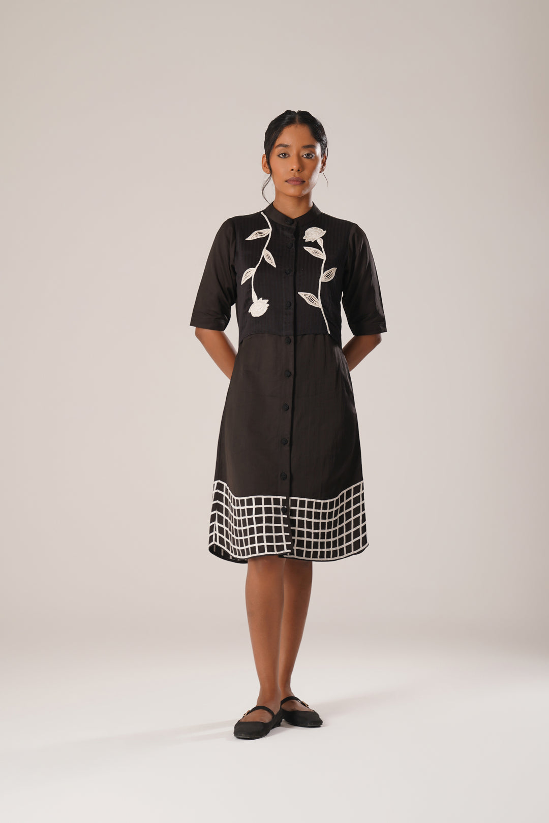 Leafline Shirt Dress