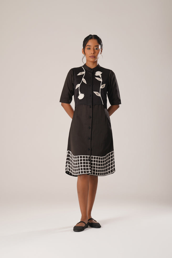 Leafline Shirt Dress