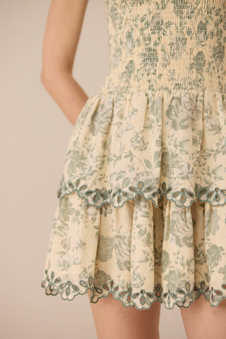 Apricot Mini Dress