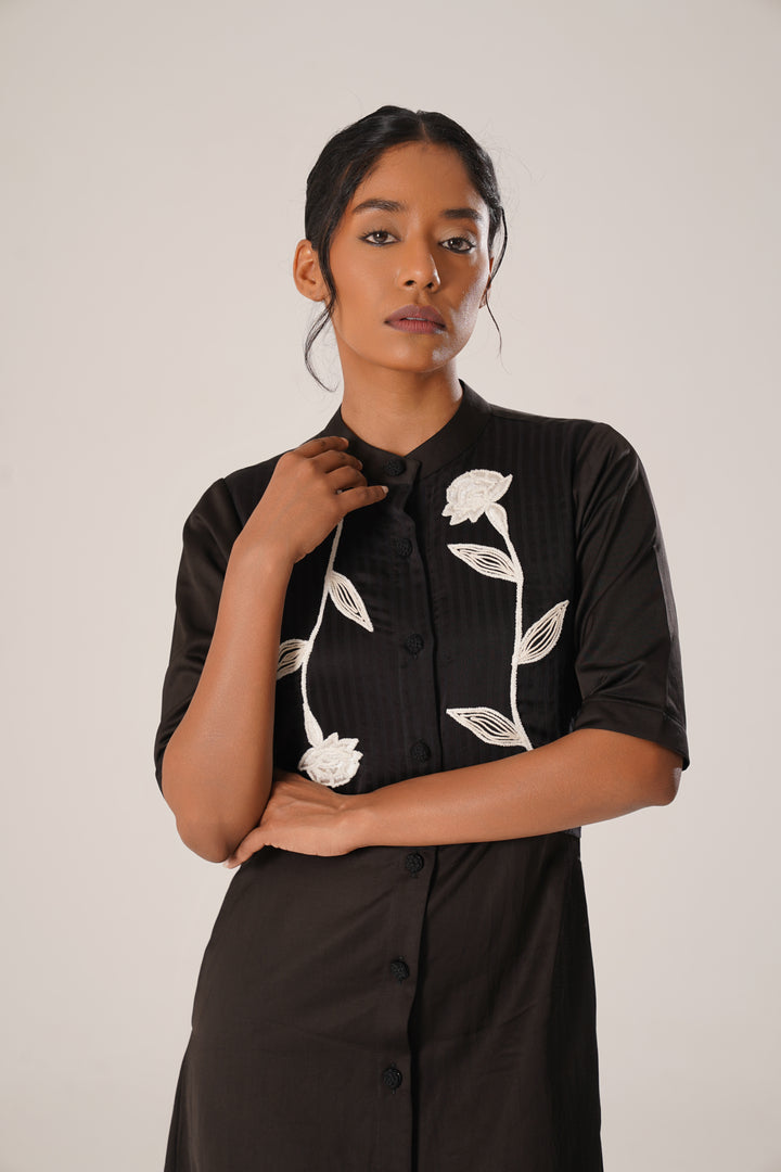 Leafline Shirt Dress