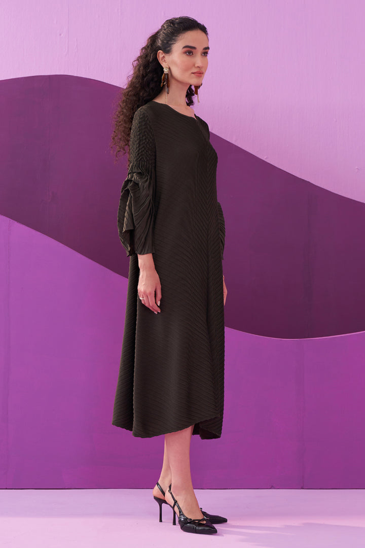MILITARY GREEN AMELIA DRESS