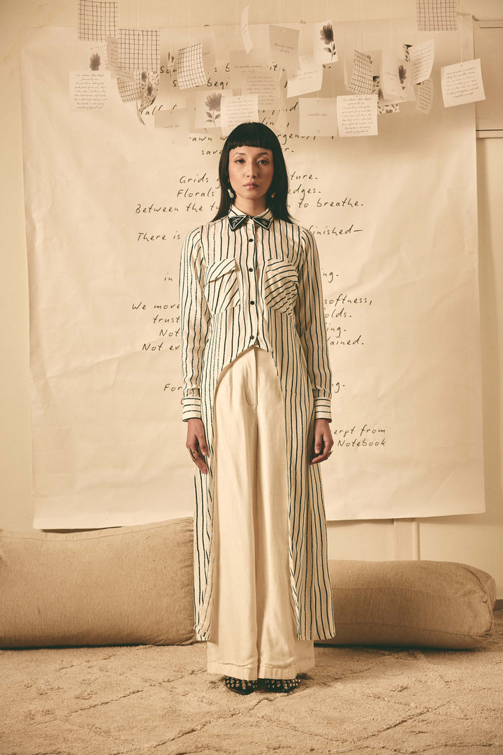 Stripe long shirt