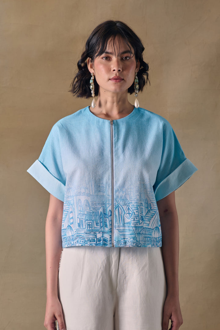 Asilah White Straight Trousers