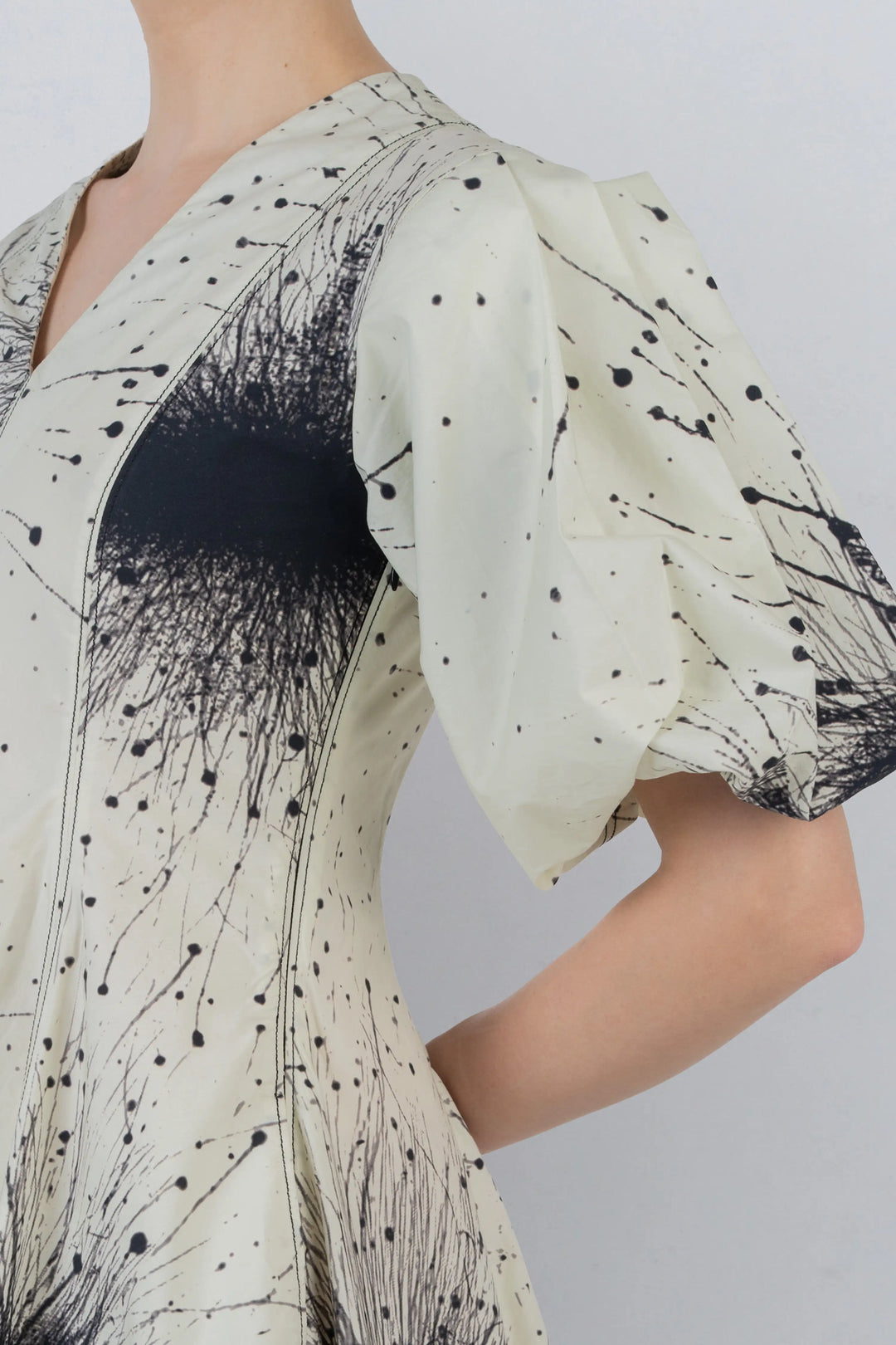 Thalia Dress In Splatter Print