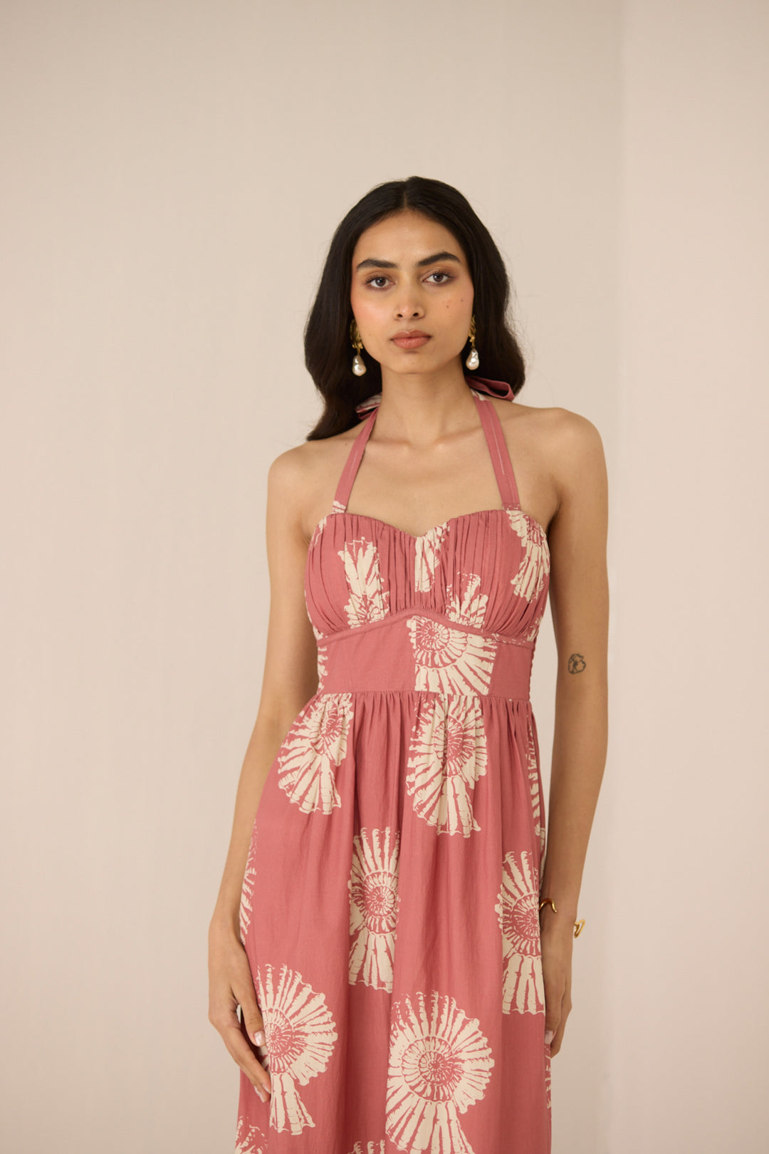 Male Maxi Dress - Nautilus Rose