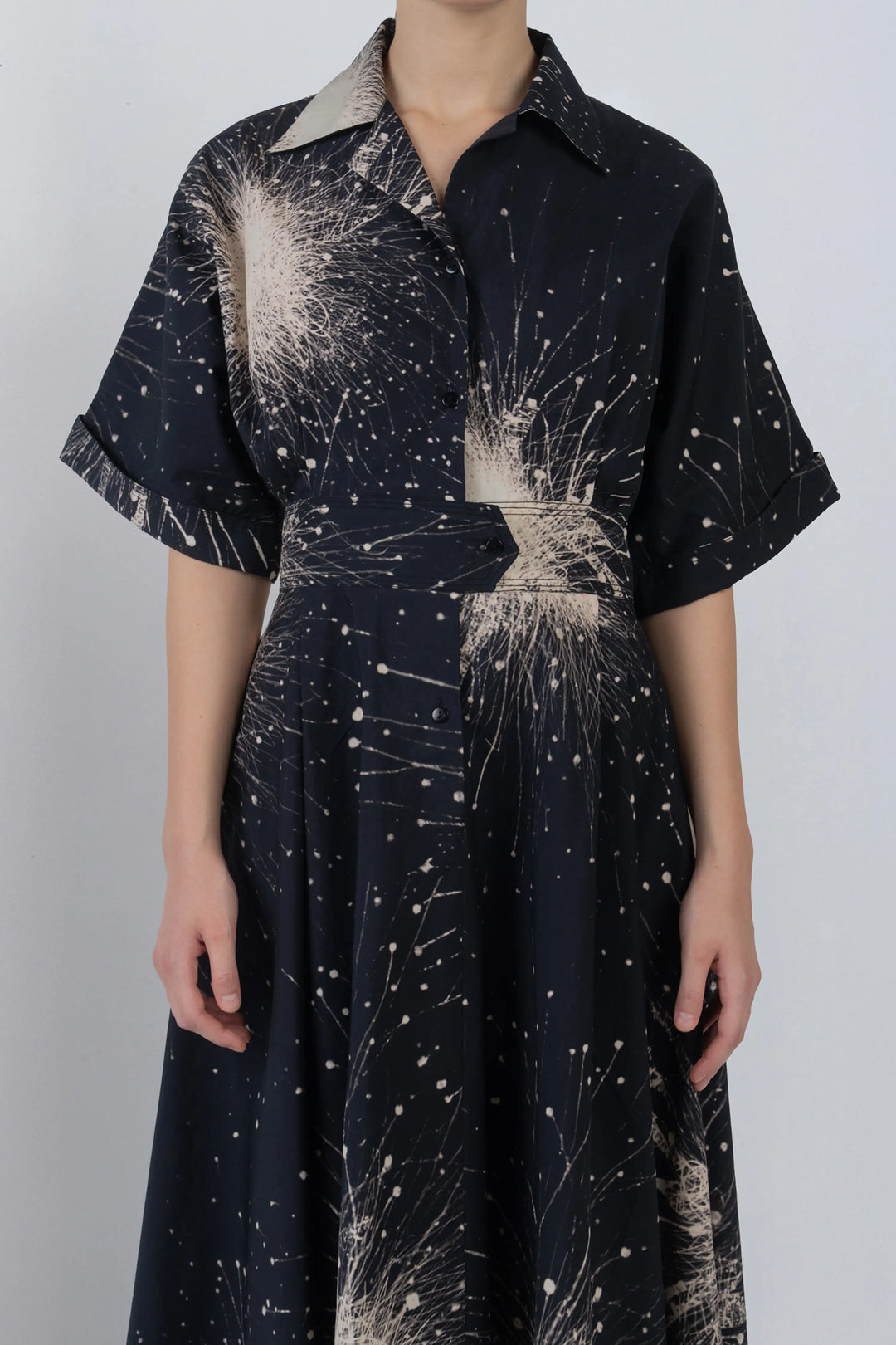 Sun Dress In Splatter Print