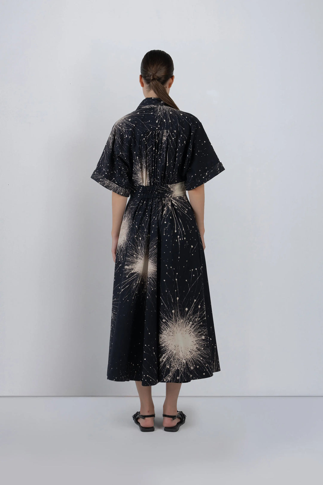 Sun Dress In Splatter Print