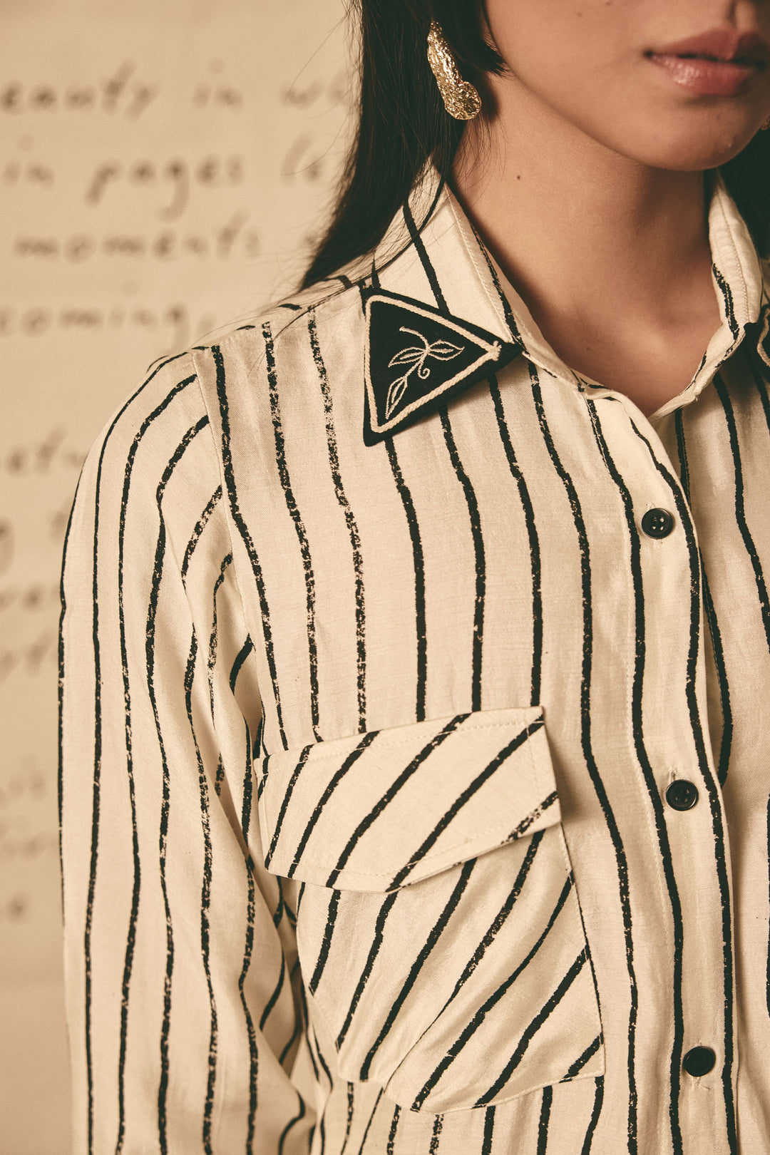 Stripe long shirt