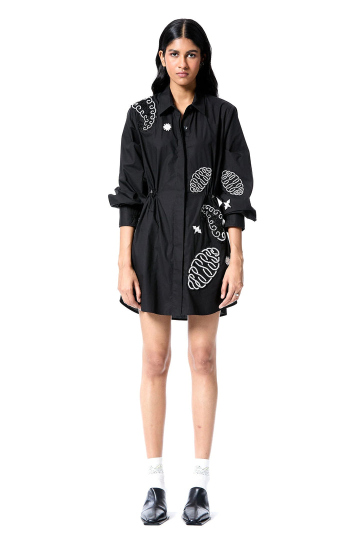 Swirl Tale' Shirt Dress