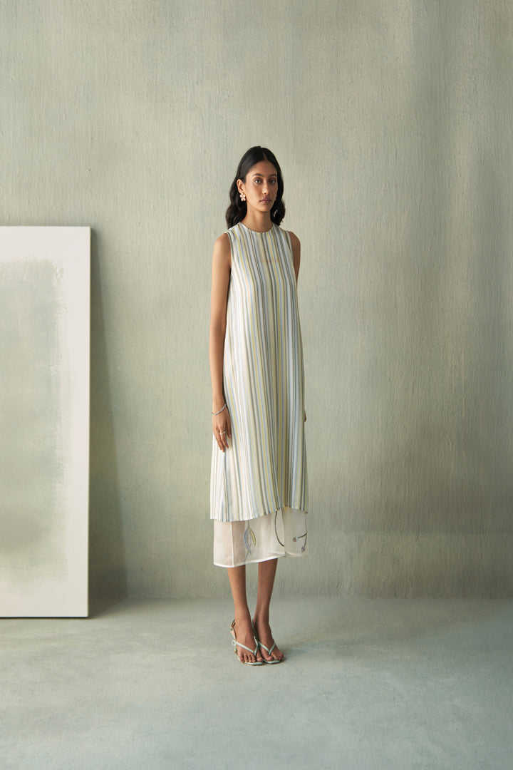 Sunrise Sky Silk Dress