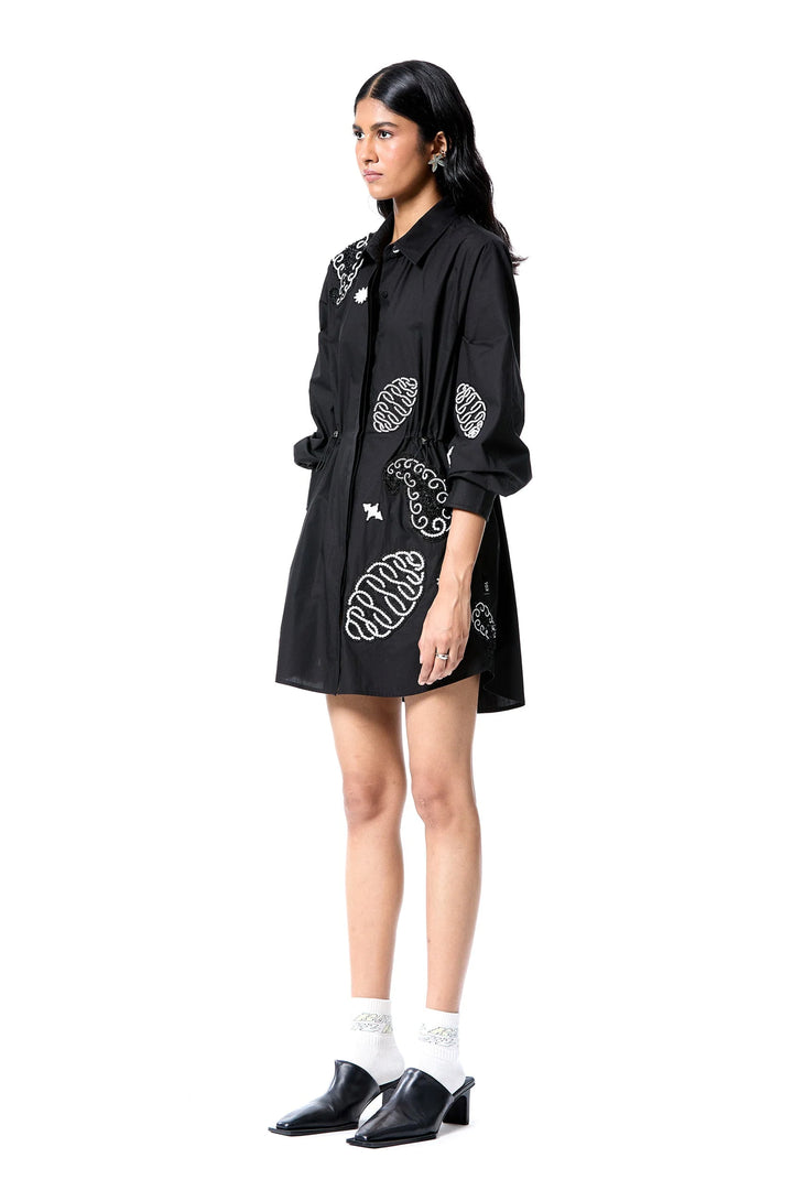 Swirl Tale' Shirt Dress