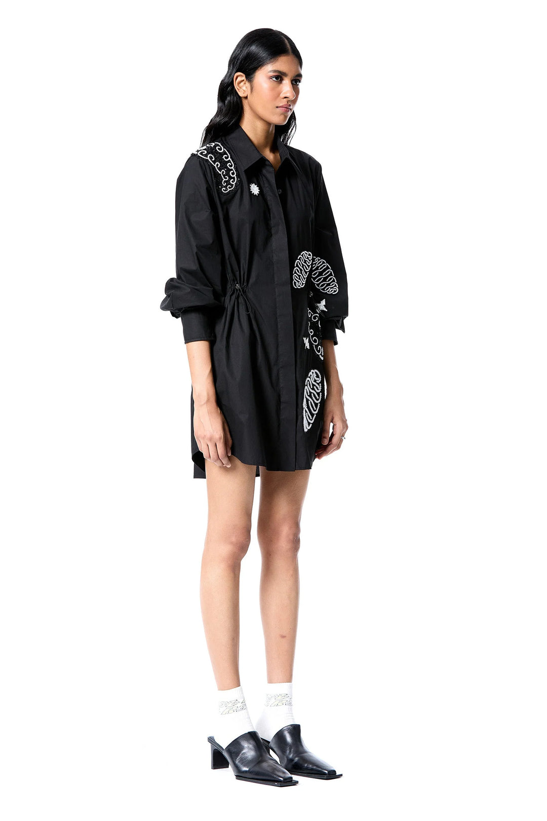 Swirl Tale' Shirt Dress