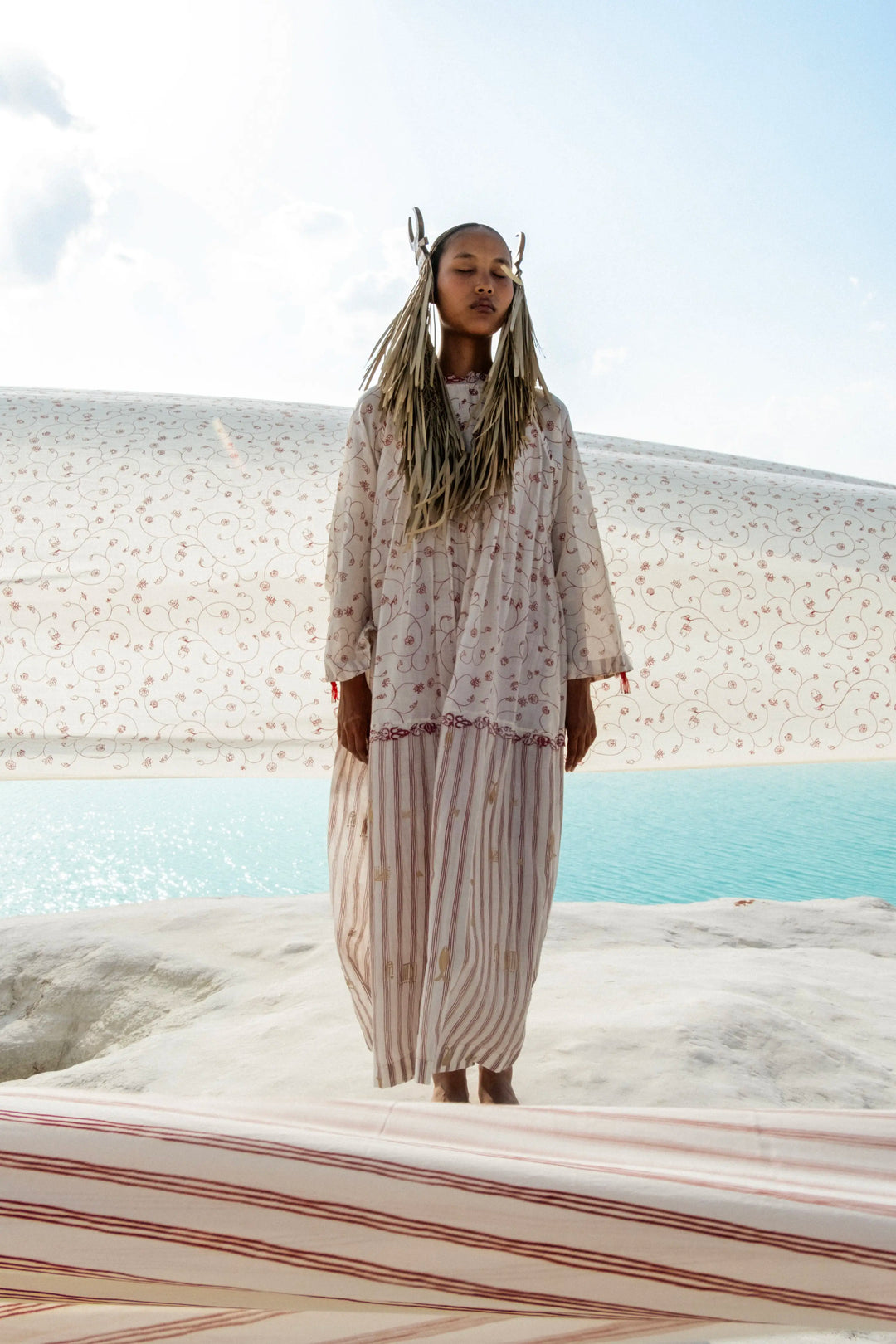 Chan Box Pleat Dress