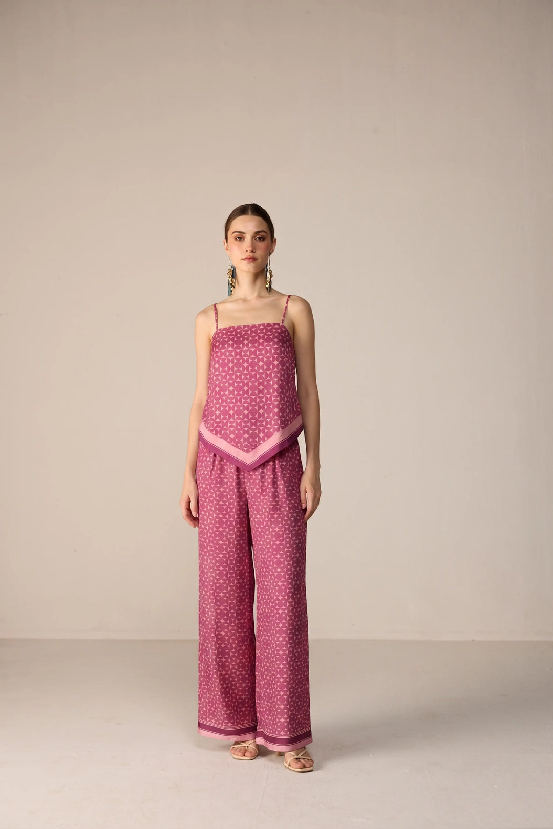 Yuna Top Co-ord Set - Orbit Berry