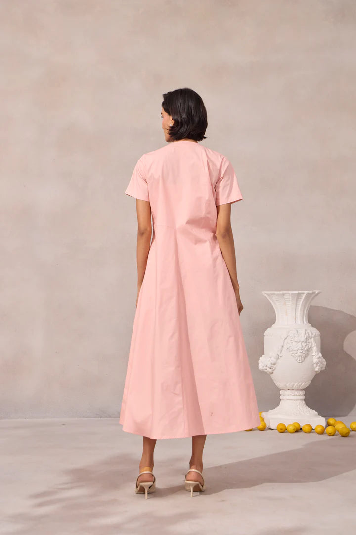 Henley Applique Dress