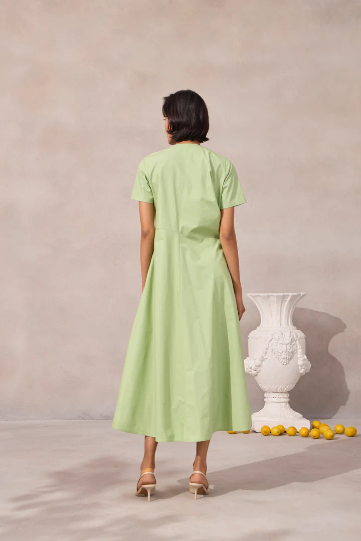 Henley Applique Dress