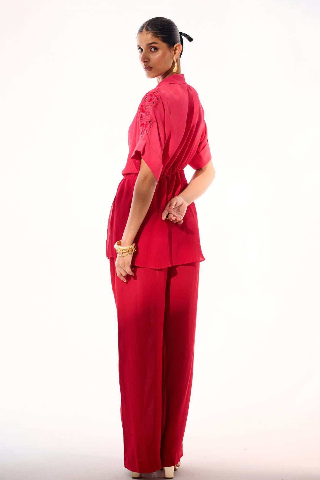 String Coord Set- Rose