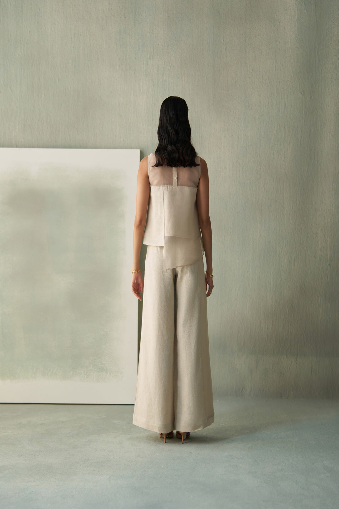 Desert sand linen co-ords