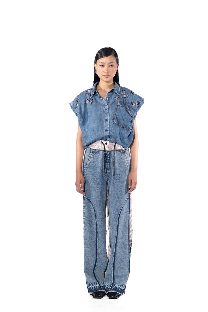 Vessa Denim Top