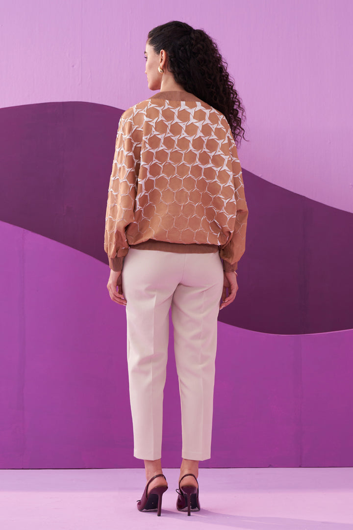 BROWN ANGNA TOP