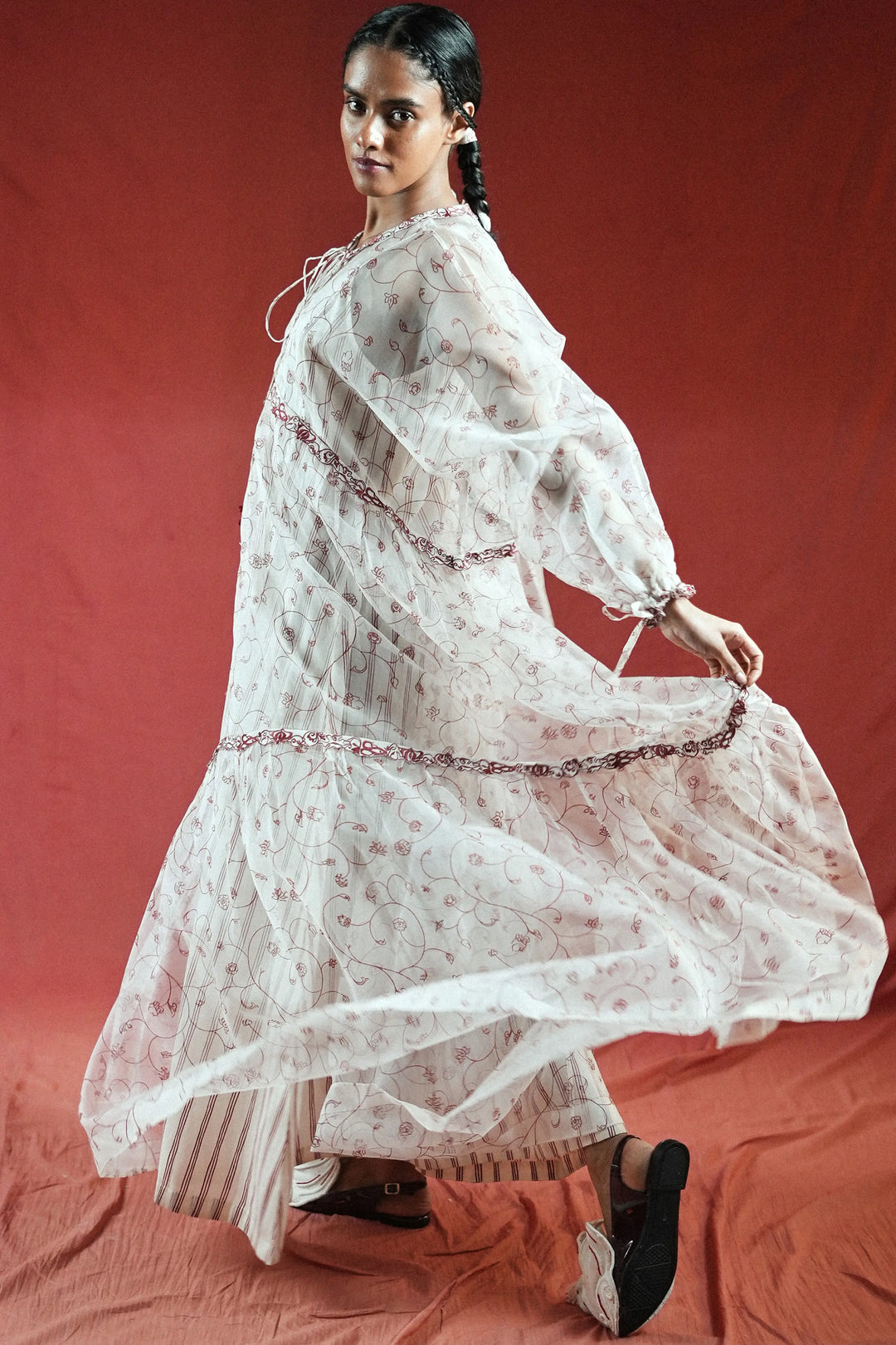Thanaya Organza Tier Dress