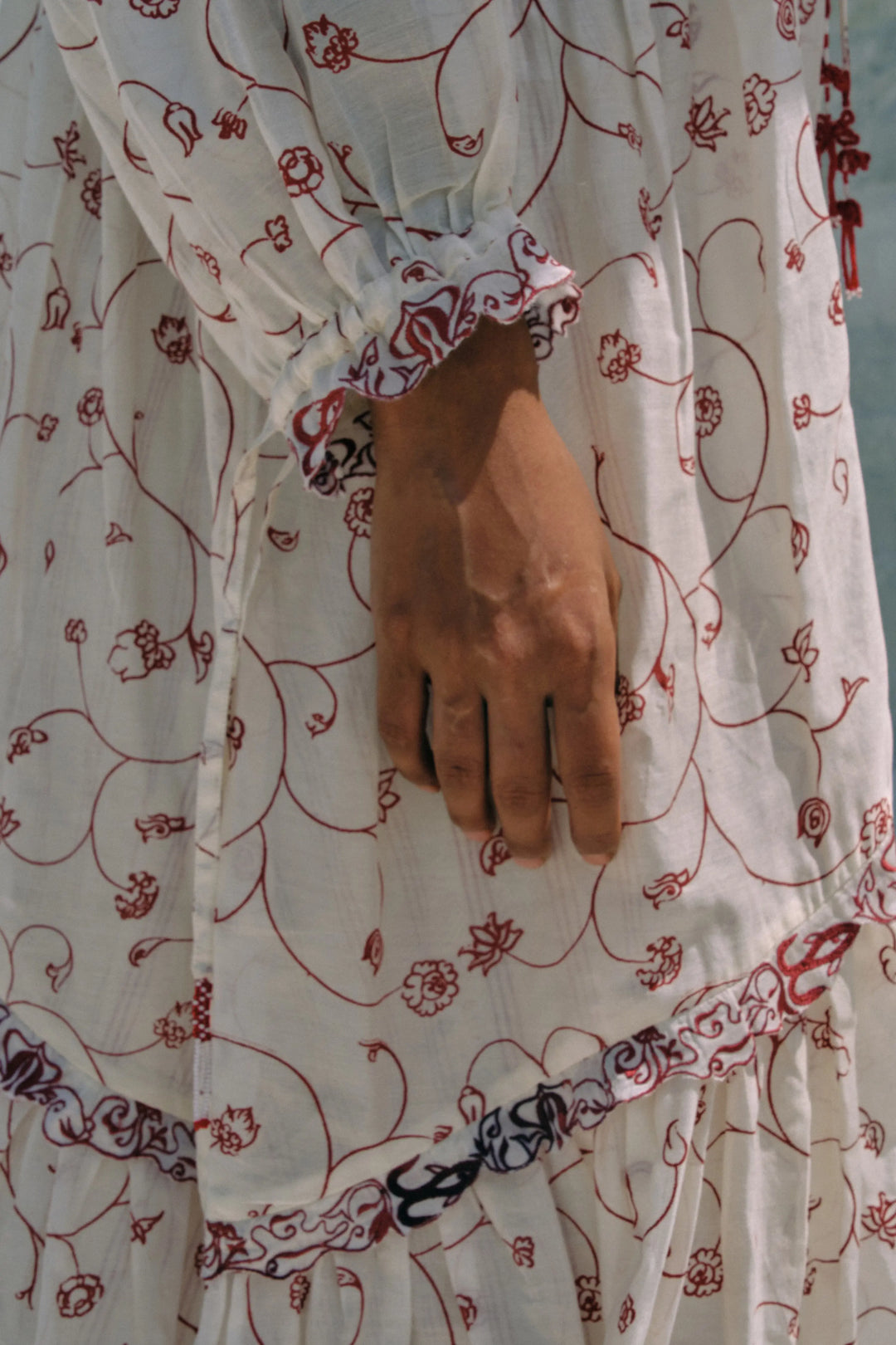 Min Maw Chanderi Tier Dress