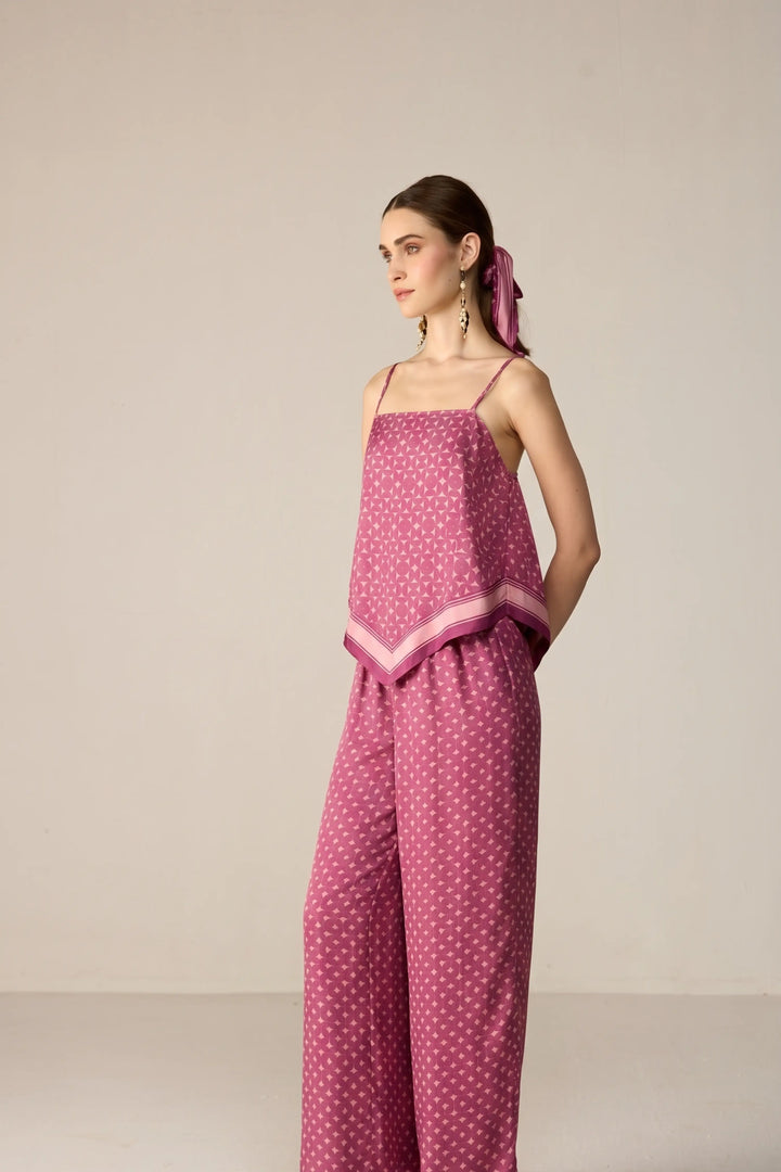 Yuna Top Co-ord Set - Orbit Berry