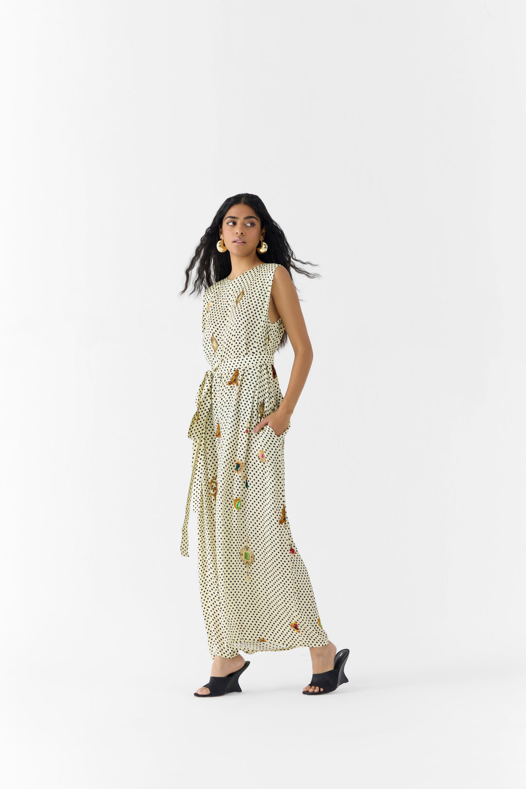 PEARL POLKA DOT JUMPSUIT