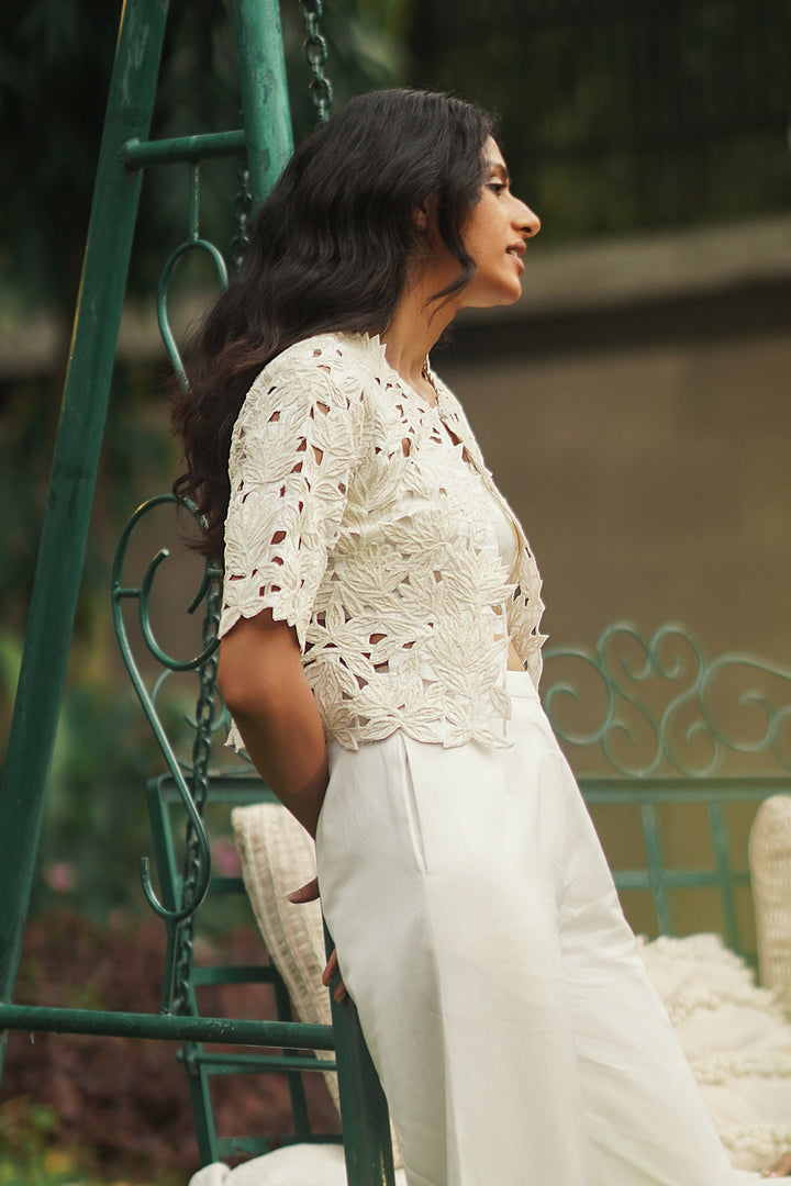 Petals Cutwork Jacket
