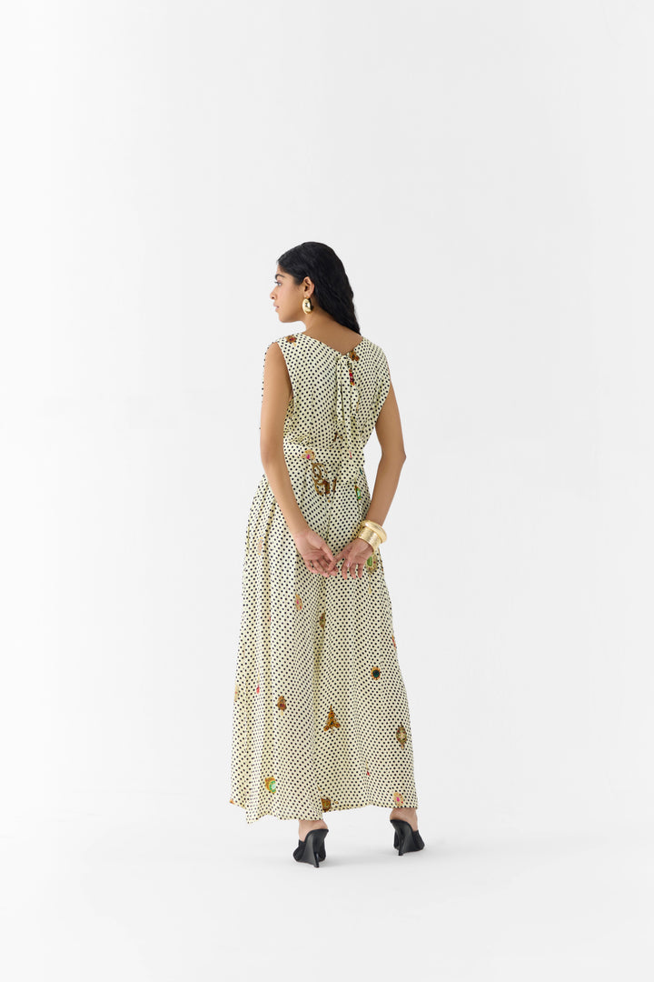 PEARL POLKA DOT JUMPSUIT