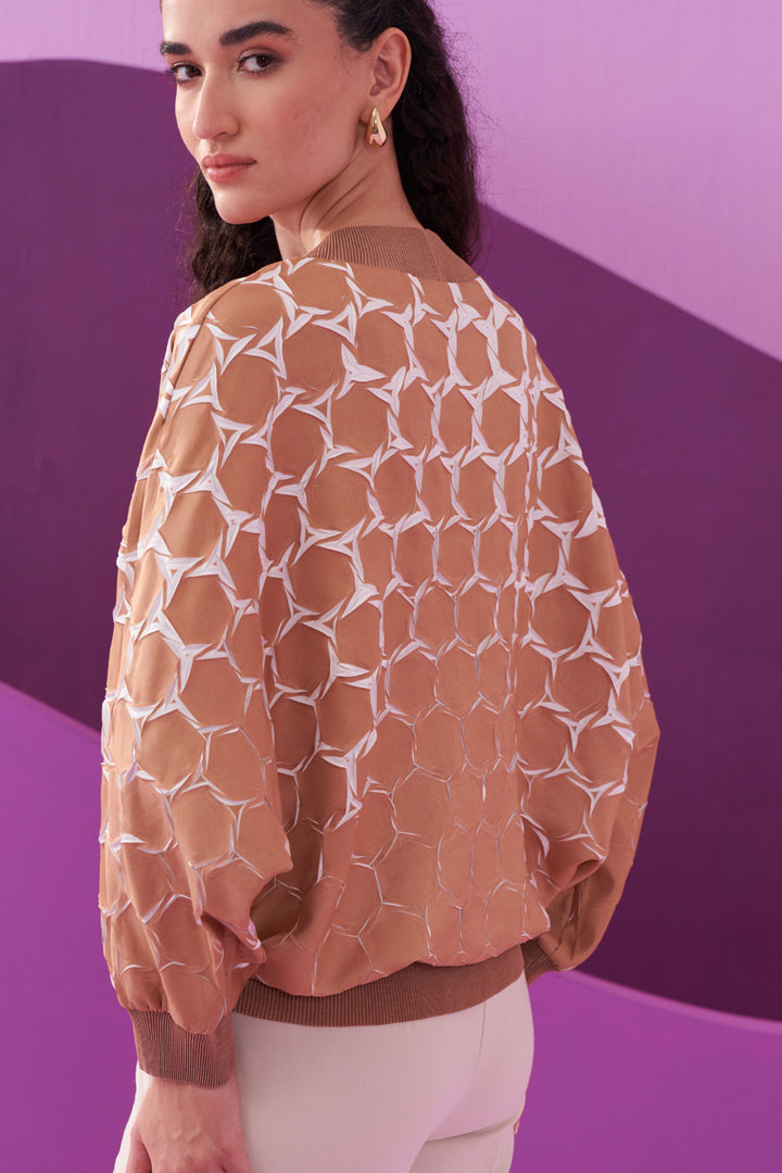 BROWN ANGNA TOP