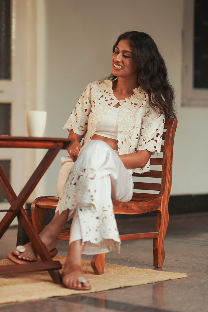 Petals Cutwork Jacket