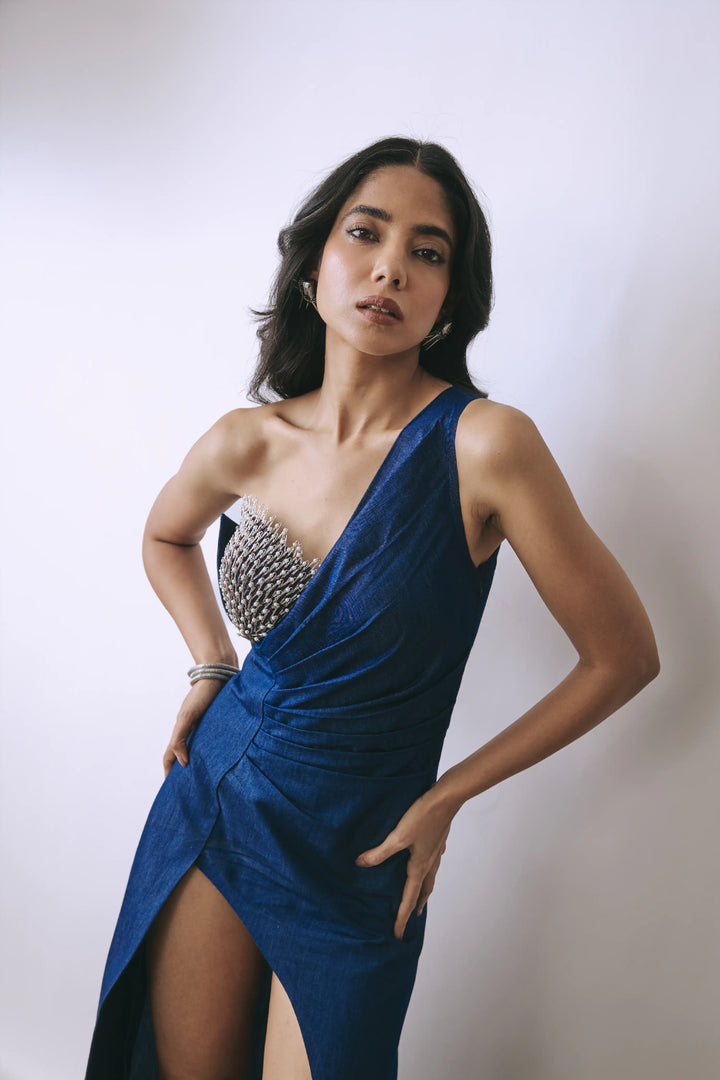 One Shoulder Atelier Gown