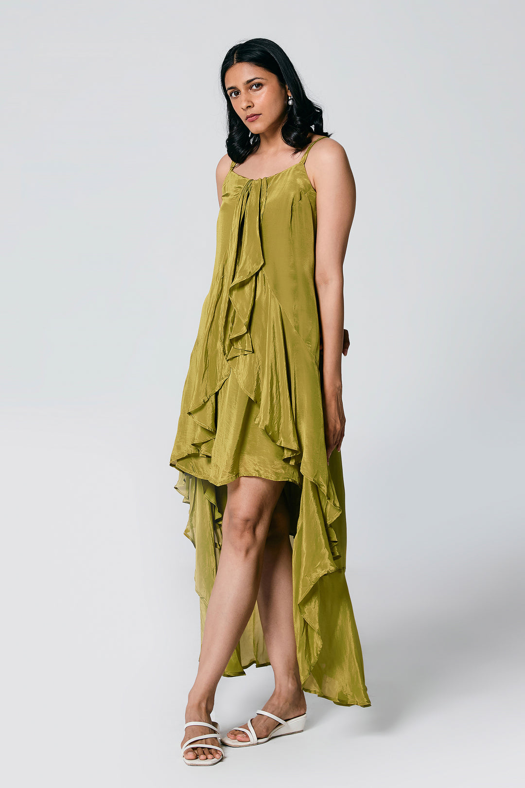 RUFFLE DRESS