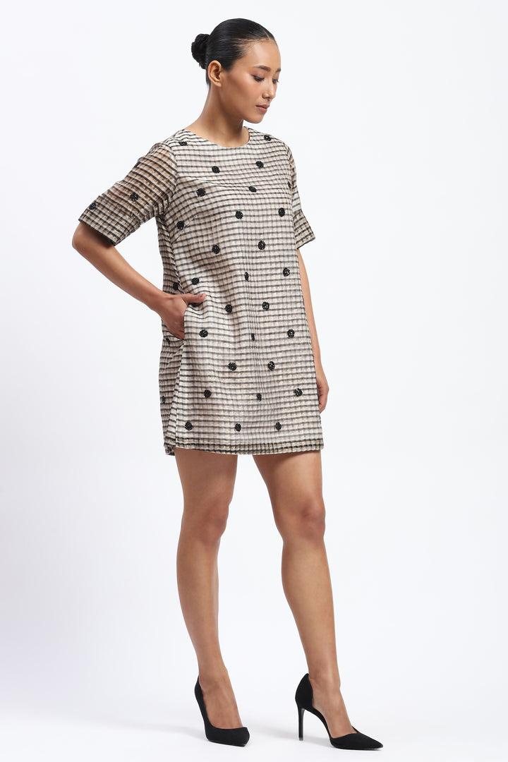 Neutral Maheshwar Dress