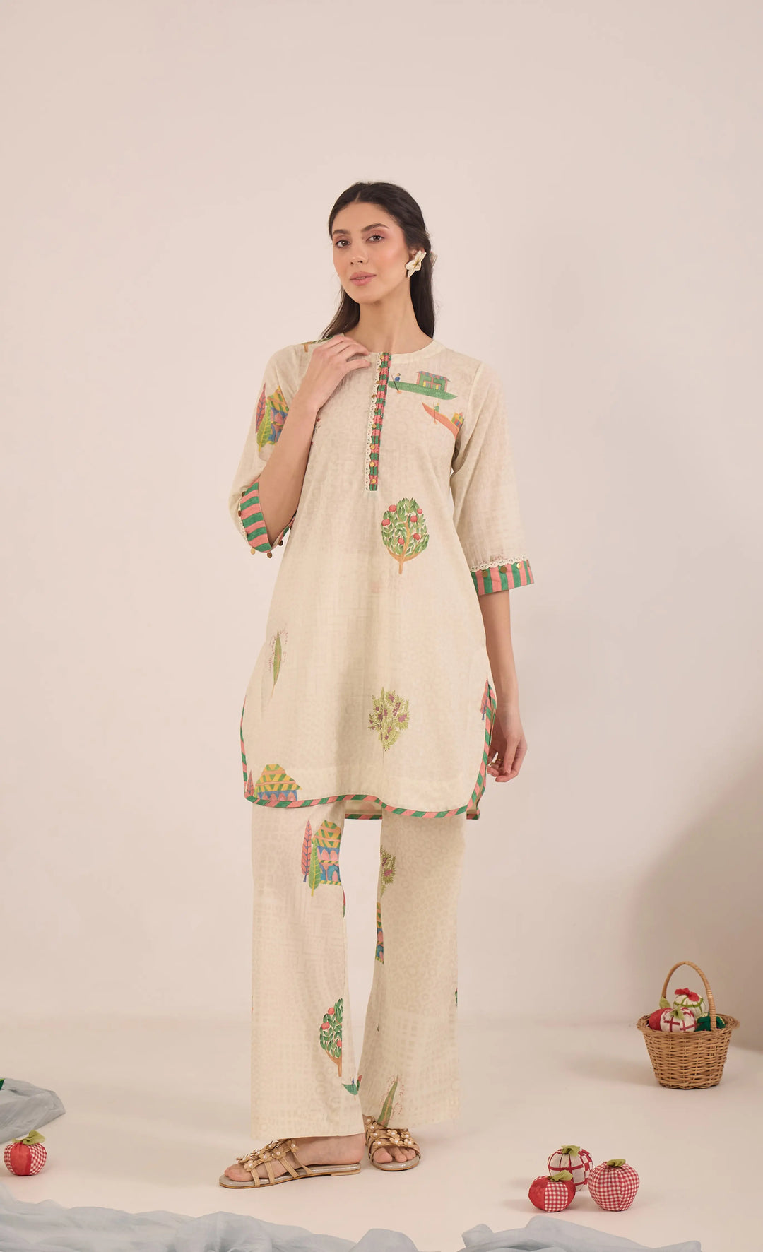 Gulposh: Cotton Co-Ord Set