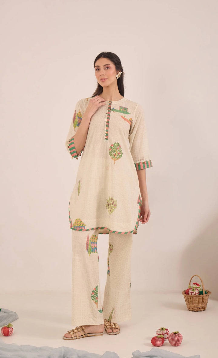 Gulposh: Cotton Co-Ord Set