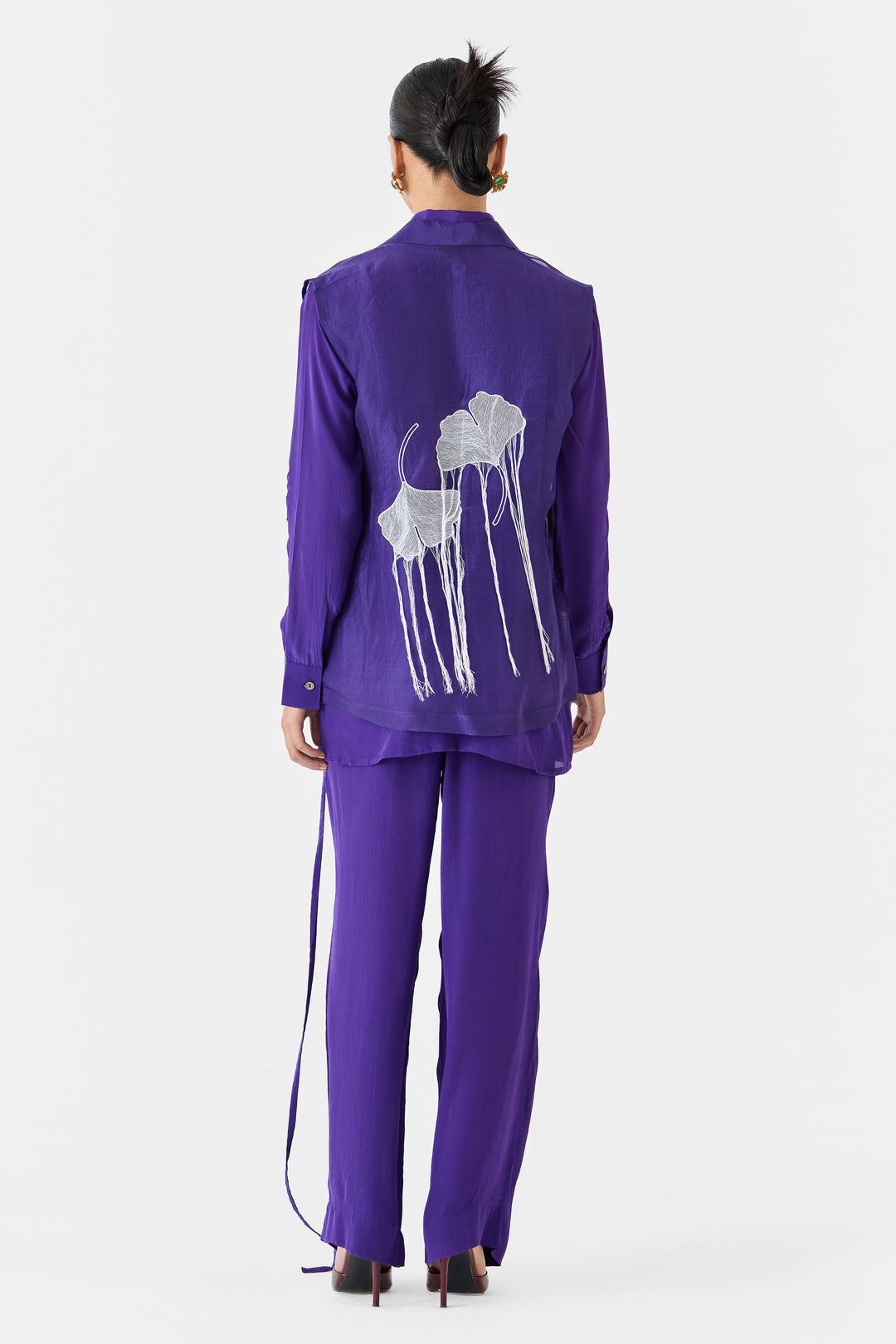 VIOLET ORGANZA JACKET