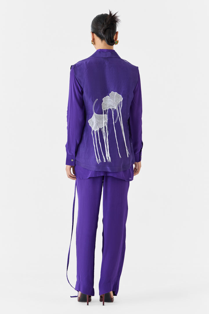 VIOLET ORGANZA JACKET