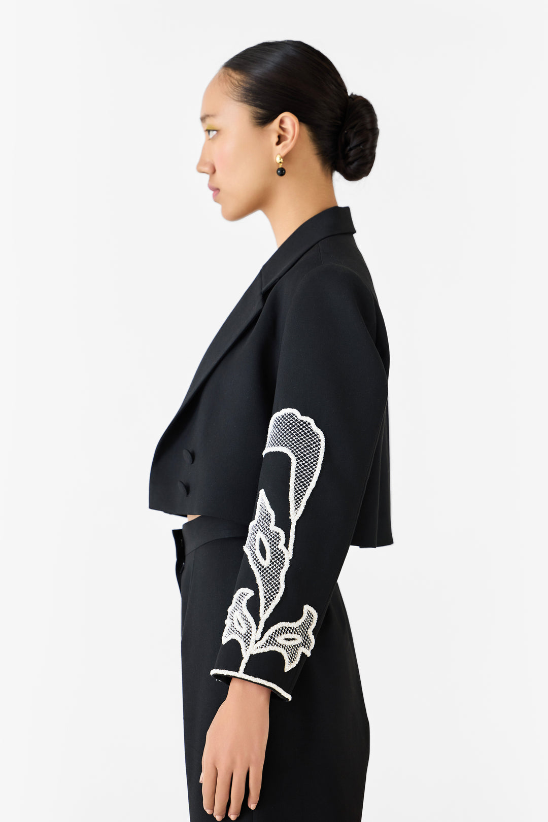 MOONSTONE CROP BLAZER & TROUSERS CO-ORD