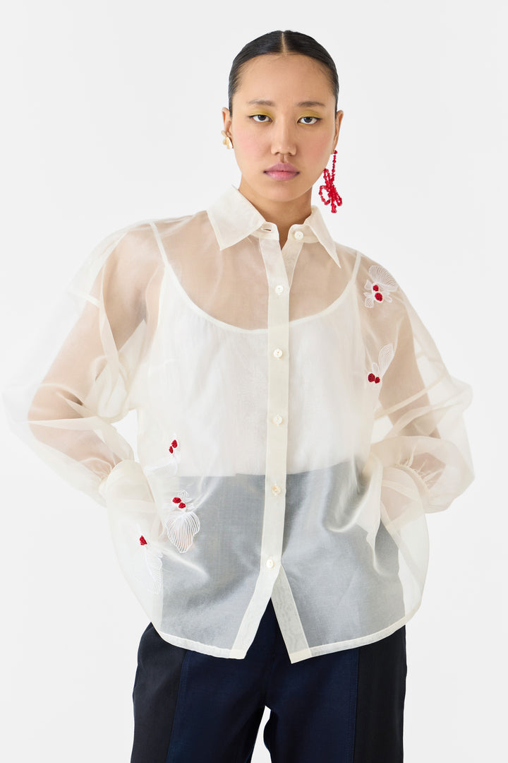 KOI ORGANZA SHIRT
