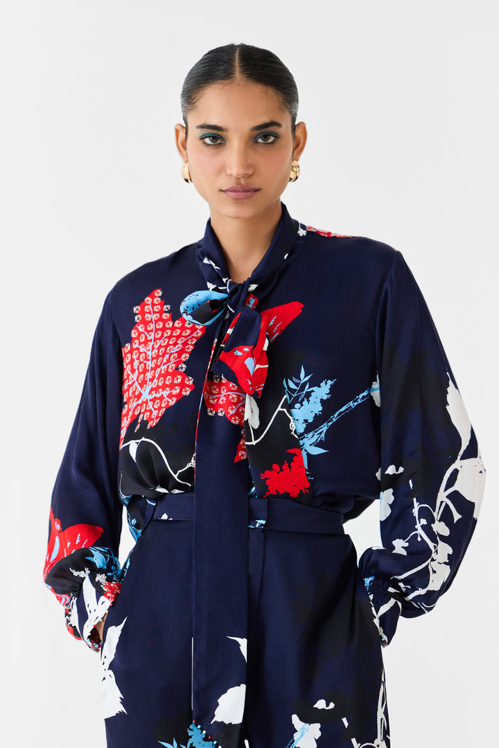 ROYAL IKIGAI KNOT SHIRT& TROUSERS CO-ORD